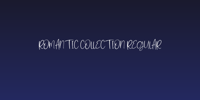 Romantic Collection Regular Social Header