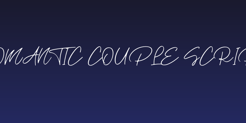 Romantic Couple Script Social Header