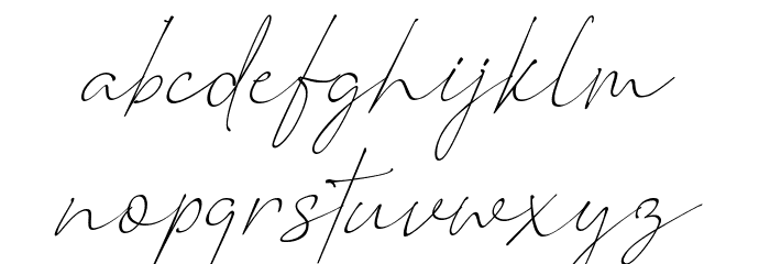 Romantic Couple Font LOWERCASE