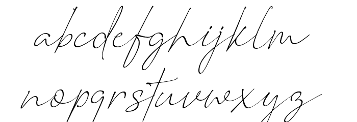 Romantic Couple Font LOWERCASE