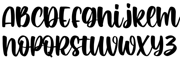 Romantic Crafty Regular Font LOWERCASE