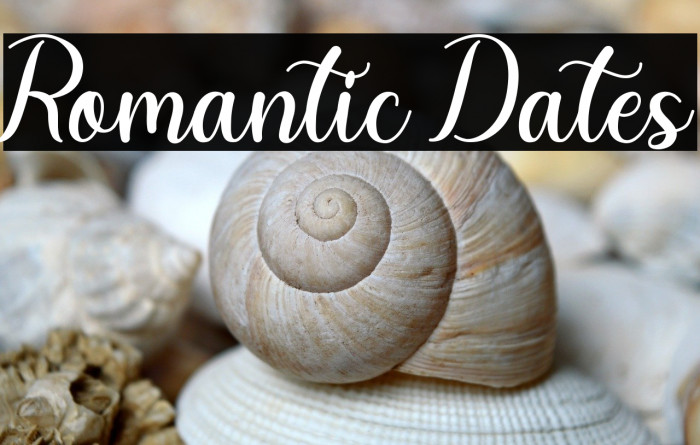 Romantic Dates Example 1