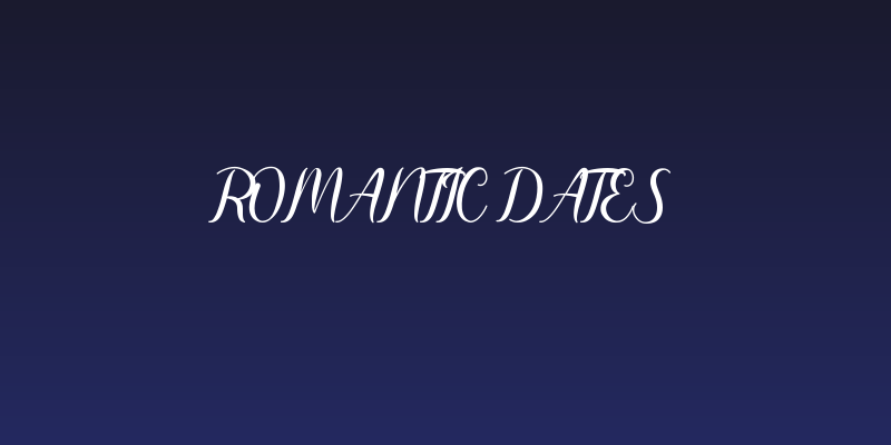 Romantic Dates Social Header