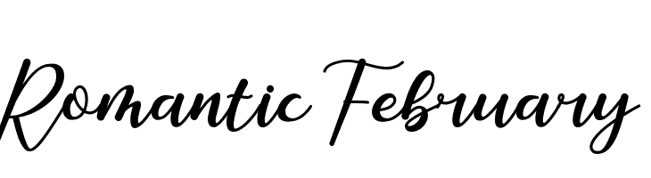 Romantic February  免费字体下载