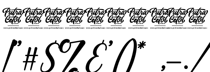 Romantic February Font OTHER CHARS