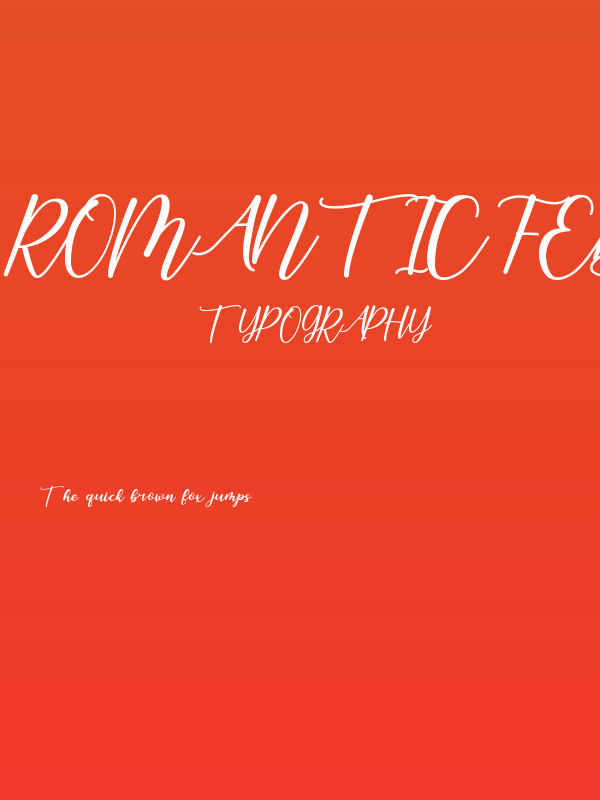 Romantic February Poster