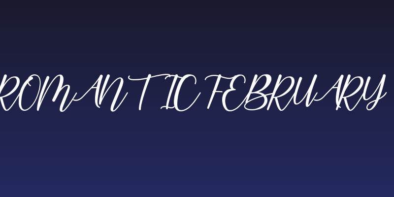 Romantic February Social Header