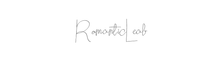 Romantic Leaf  font caratteri gratis