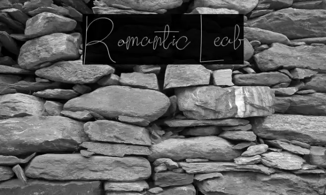Romantic Leaf फ़ॉन्ट examples