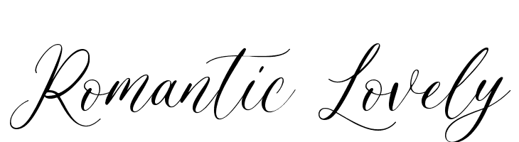 Romantic Lovely  Fuentes Gratis Descargar