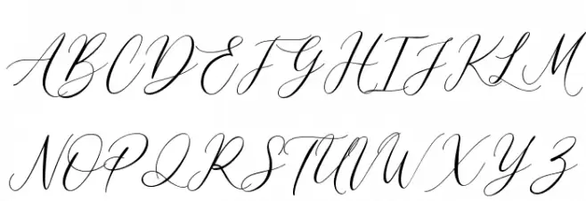Romantic Lovely Schriftart Groß