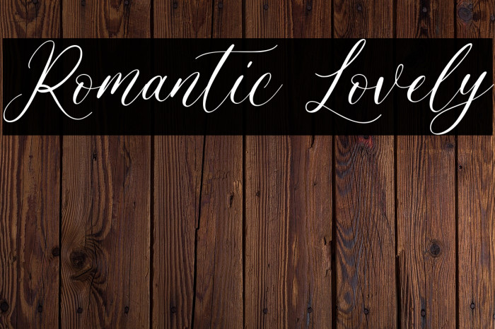 Romantic Lovely Example 2