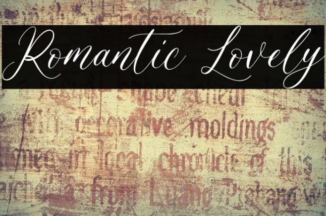 Romantic Lovely Example 3