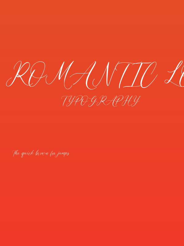 Romantic Lovely Poster