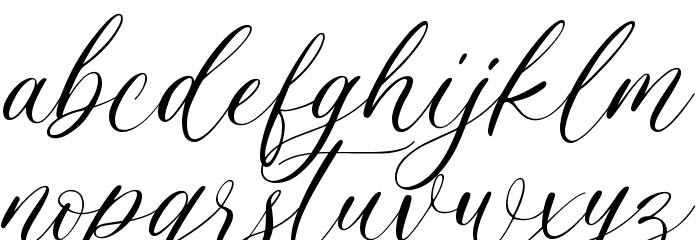 Romantic Lovely Font LOWERCASE