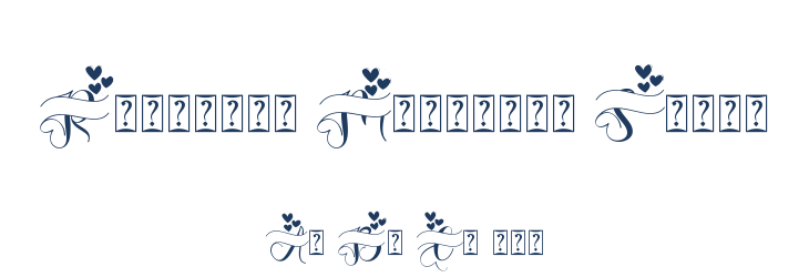 Romantic Monogram Style Font Preview