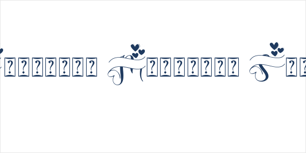 Romantic Monogram Style Logo