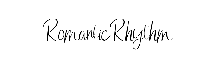 Romantic Rhythm  Frei Schriftart Herunterladen