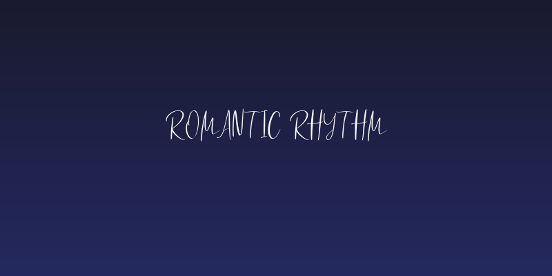 Romantic Rhythm Social Header