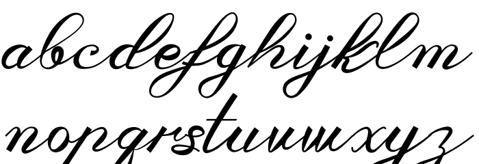 Romantic Season Font LOWERCASE