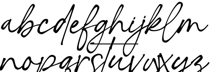 Romantic Signature Fonte MINÚSCULAS
