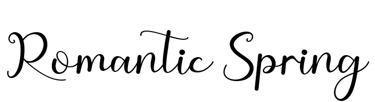 Romantic Spring  Free Fonts Download