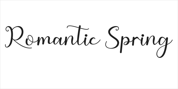 Romantic Spring Logo