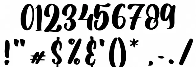 Romantic Valentine Font OTHER CHARS