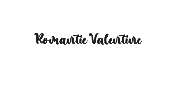 Romantic Valentine Logo