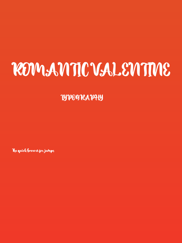 Romantic Valentine Poster