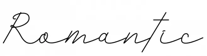 Romantic  Fuentes Gratis Descargar