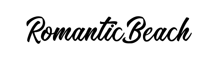 RomanticBeach  नि: शुल्क फ़ॉन्ट्स डाउनलोड