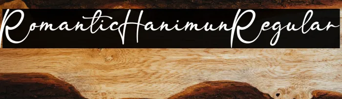 RomanticHanimunRegular Example 2