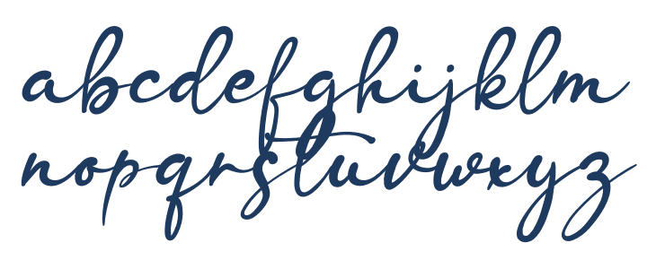RomanticHanimunRegular Lowercase