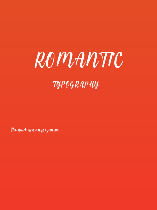 Romantic Poster