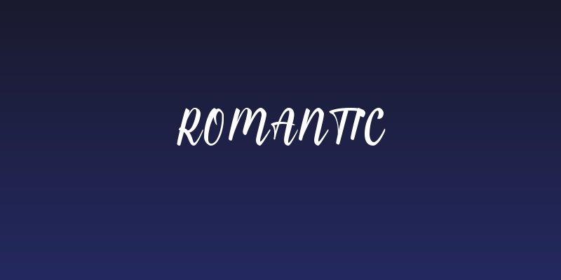 Romantic Social Header