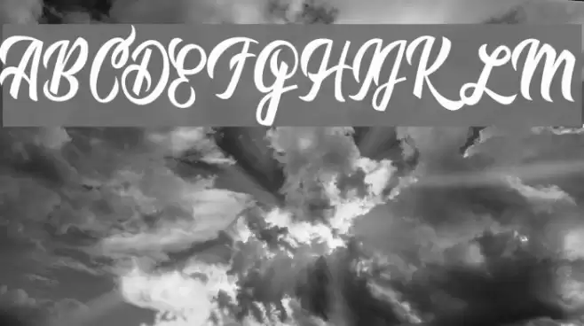 Romantica Personal Use Font examples