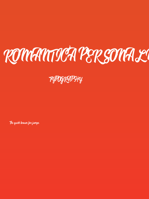Romantica Personal Use  Poster