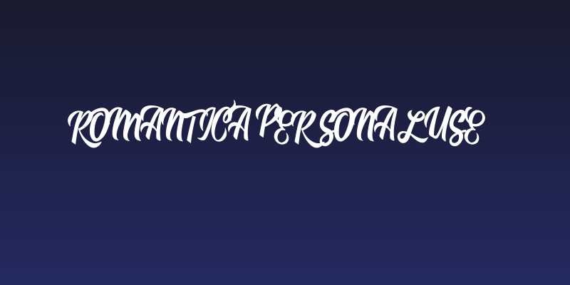 Romantica Personal Use  Social Header