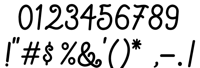 Romantica Story Free For Person Font OTHER CHARS