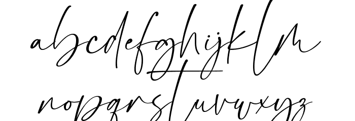 Romantica Font LOWERCASE