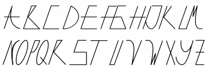 Romantica फ़ॉन्ट लोअरकेस