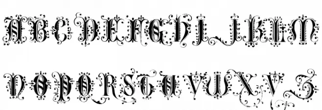 Romantically Yours Шрифта ВЕРХНИЙ