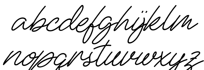Romanticas FREE Font LOWERCASE