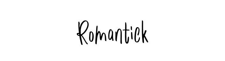 Romantick  Frei Schriftart Herunterladen