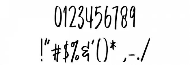 Romantick Font OTHER CHARS