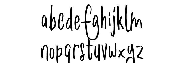 Romantick Font LOWERCASE