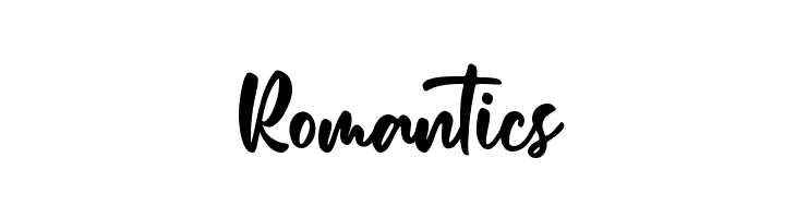 Romantics  フリーフォントのダウンロード