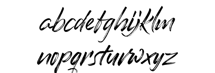 Romantika Hidup Font LOWERCASE