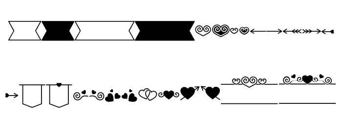 Romantine Dingbat Font OTHER CHARS